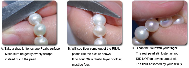 How to Tell Real Pearls from Imitations